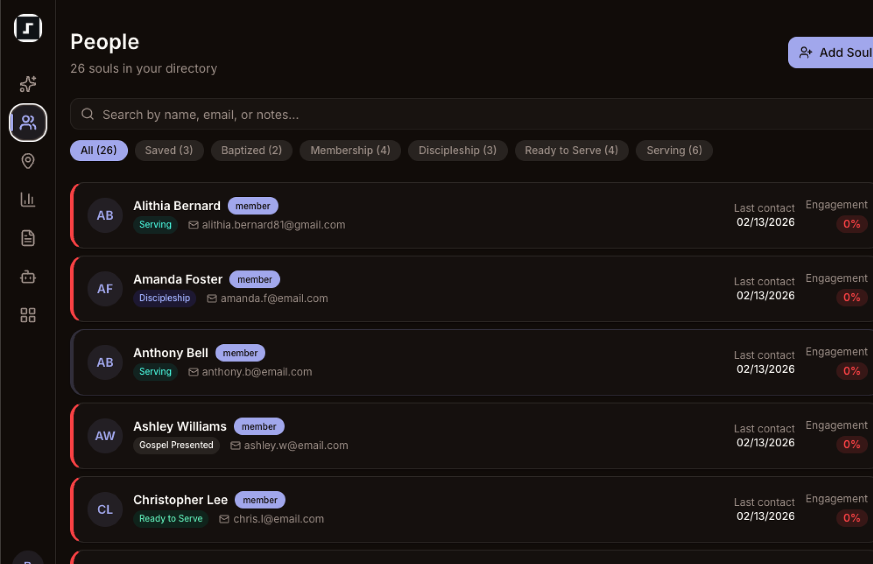 People Directory — your entire church at a glance